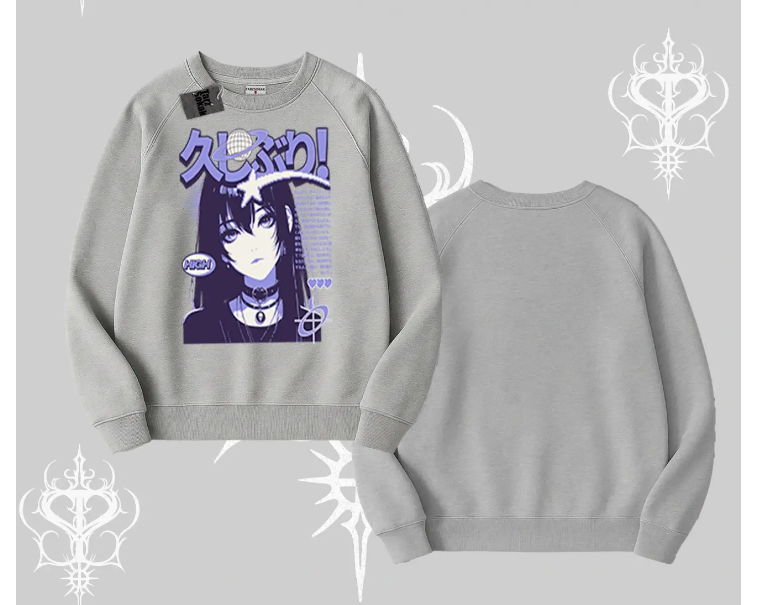 Biskilet Sweatshirt Neo Tokyo Girl Y2K Street Anime Aesthetic