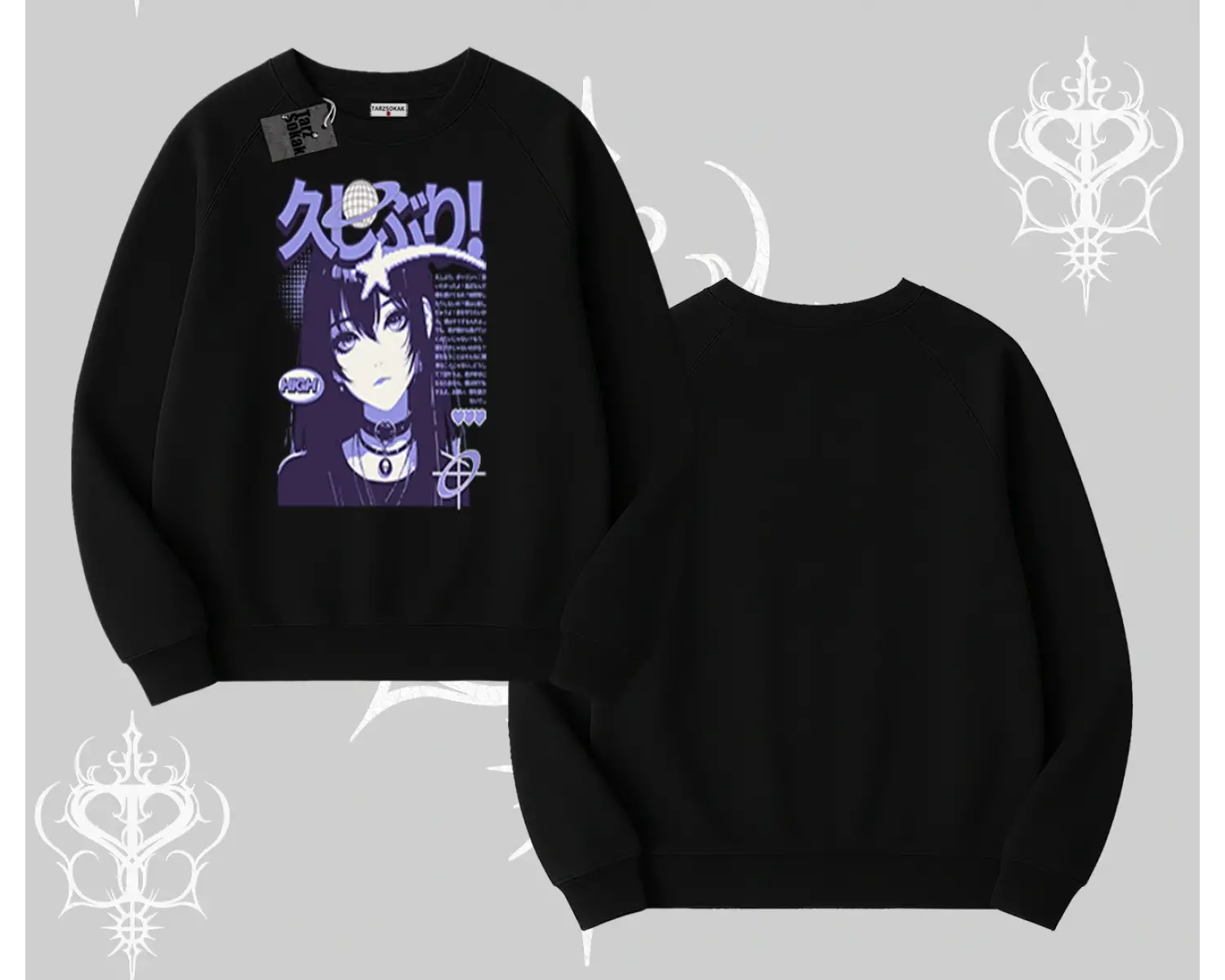 Biskilet Sweatshirt Neo Tokyo Girl Y2K Street Anime Aesthetic