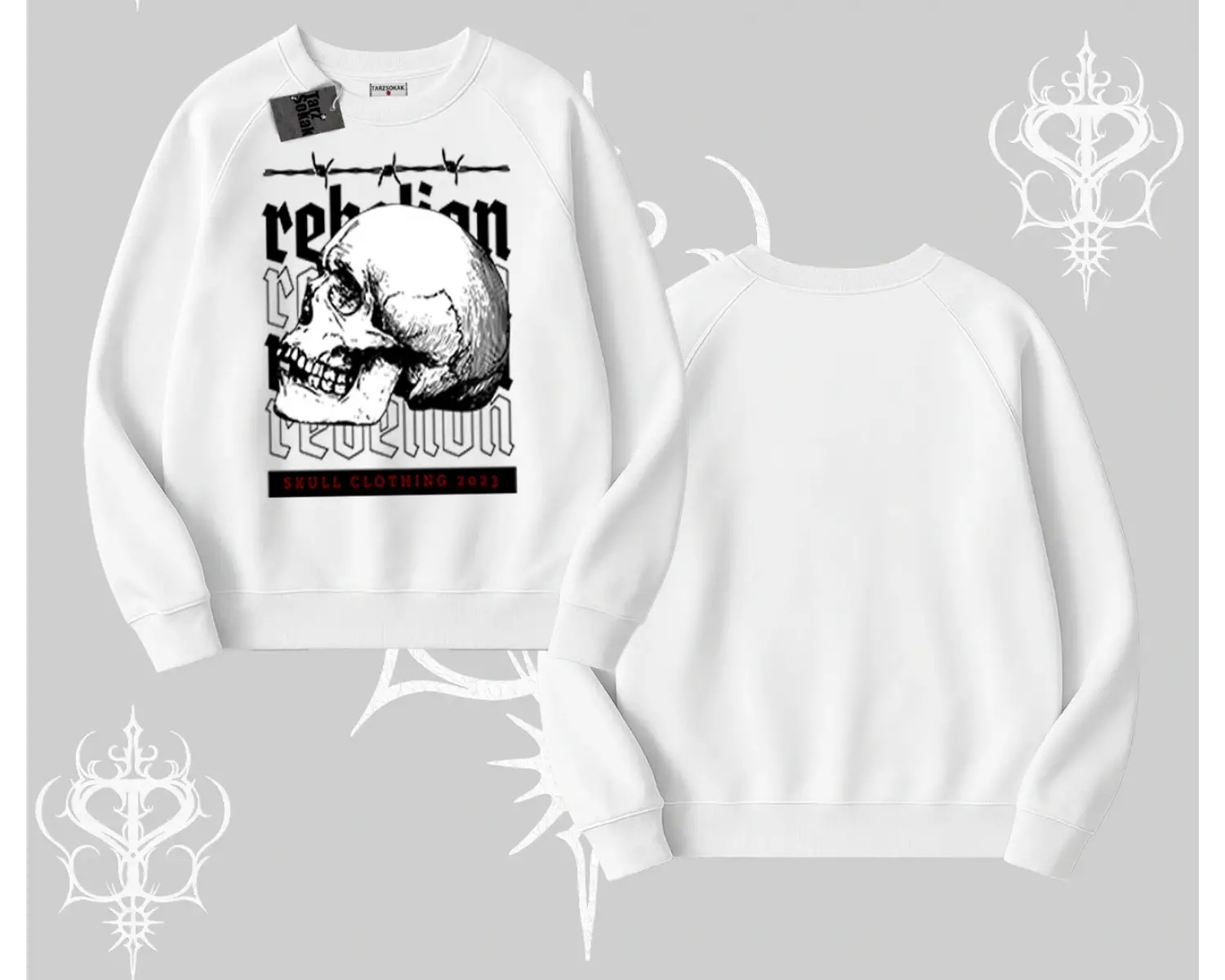 Biskilet Sweatshirt Rebellion Skull Underground Street Legacy