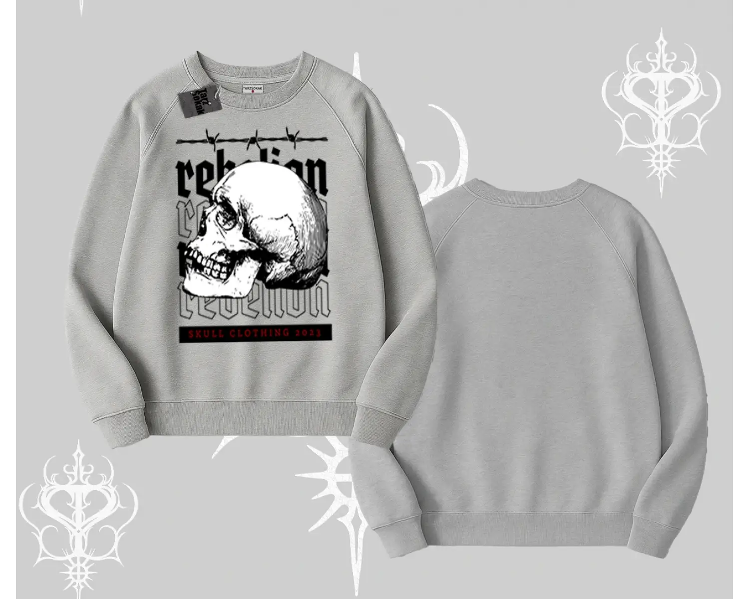 Biskilet Sweatshirt Rebellion Skull Underground Street Legacy