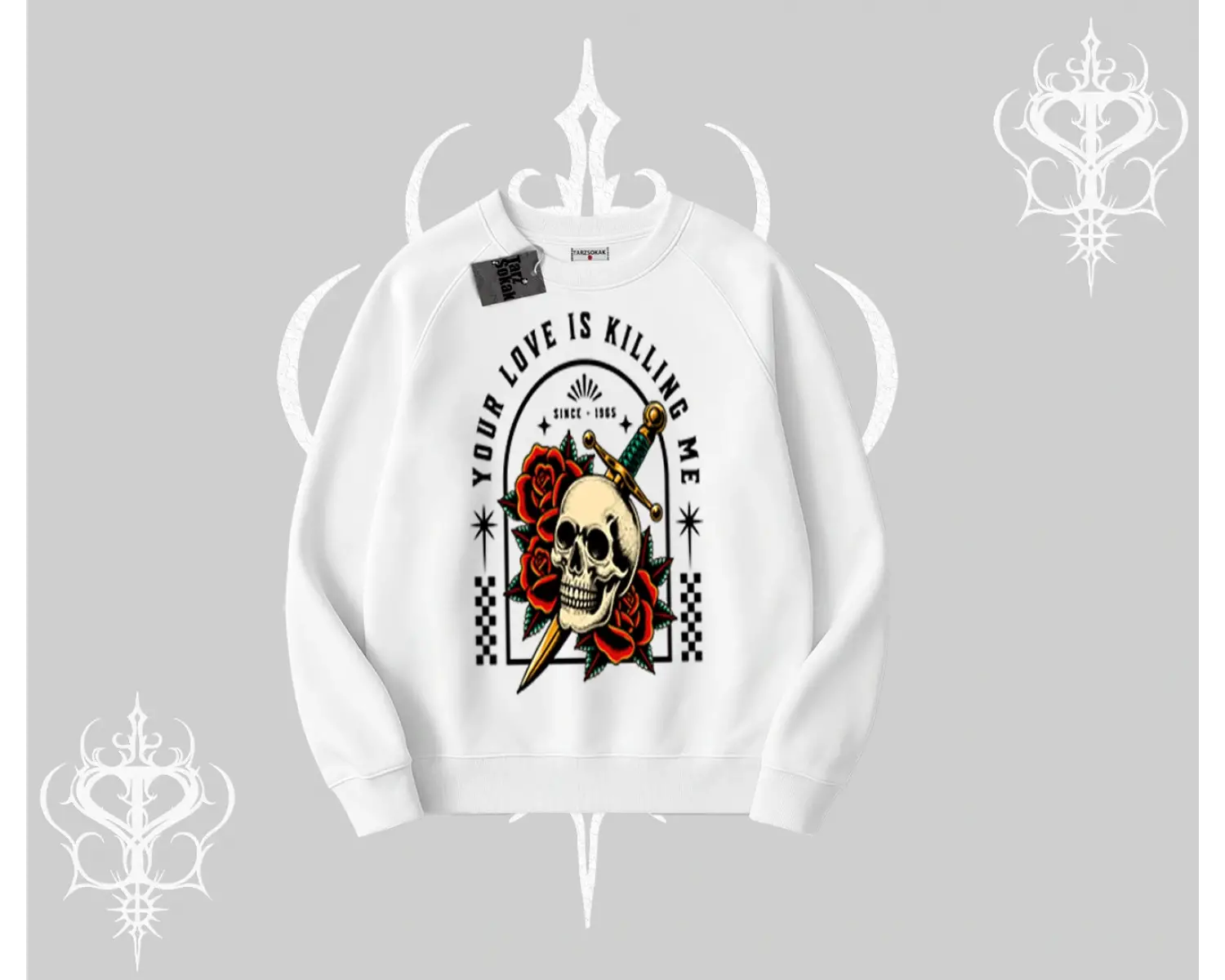 Biskilet Sweatshirt Your Love Is Killing Me Dead Romance