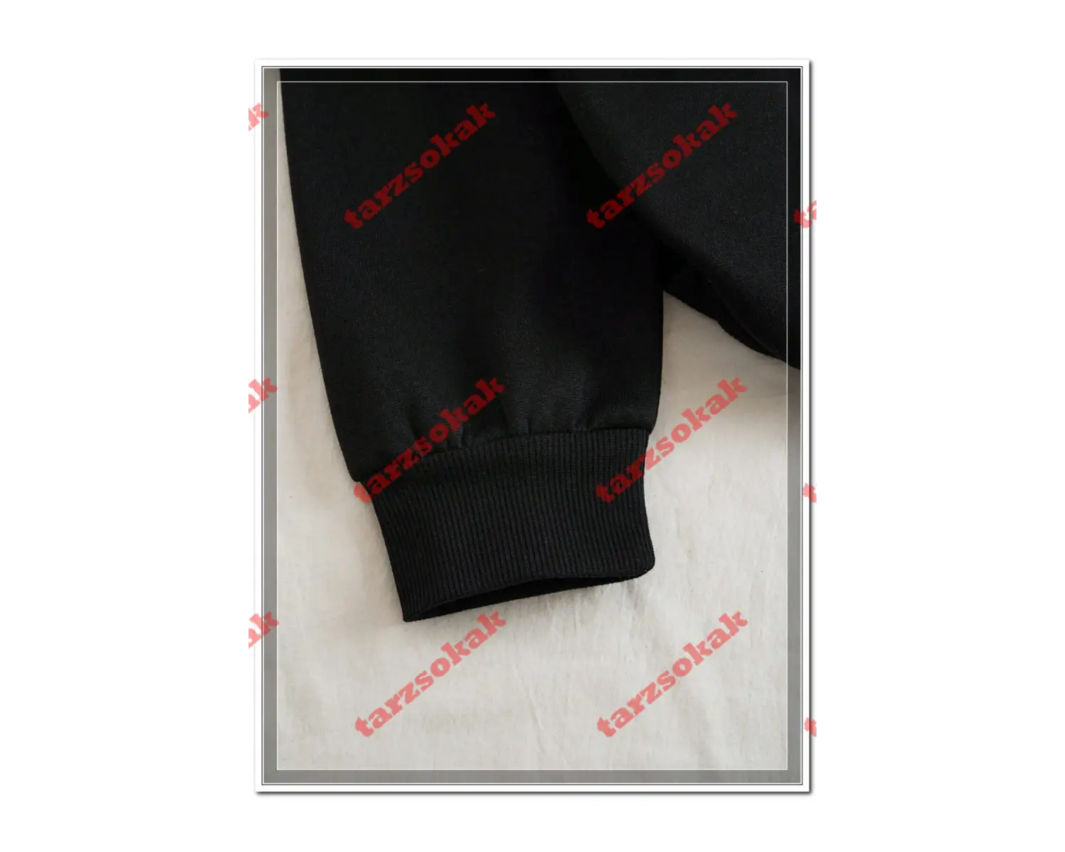 Biskilet Yaka Sweatshirt Beyaz 06 Ankara Özel Tasarım Plaka Detaylı