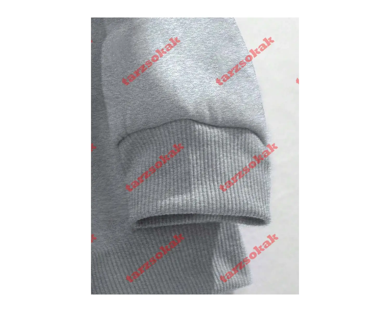 Biskilet Yaka Sweatshirt Beyaz STA. WASSUP Özel Tasarım