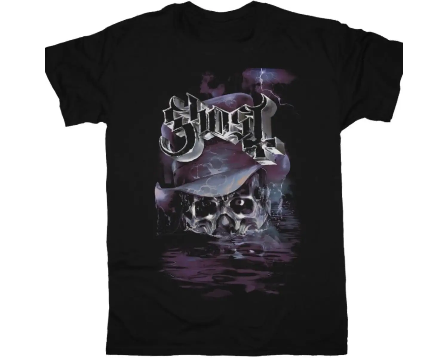 BLACK LABEL SOCIETY LOGO NEW BLACK T-SHIRT ÖN VE ARAKA BASKILI