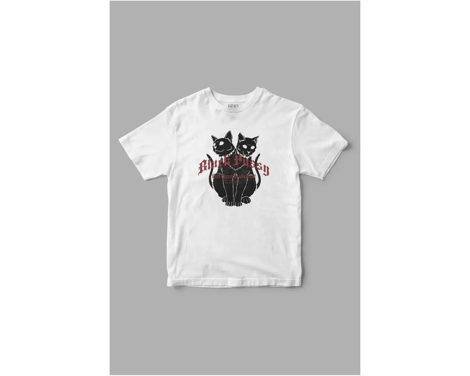 Black Pussy Baskılı Tişört