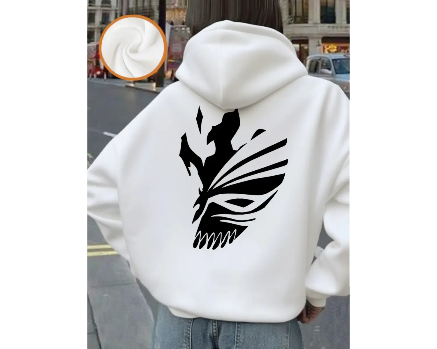 Bleach Ichigo Kırmızı Maske Baskılı Kapüşonlu Üstler Bayanlar Kışlık Polar Sıcak Sweatshirt G