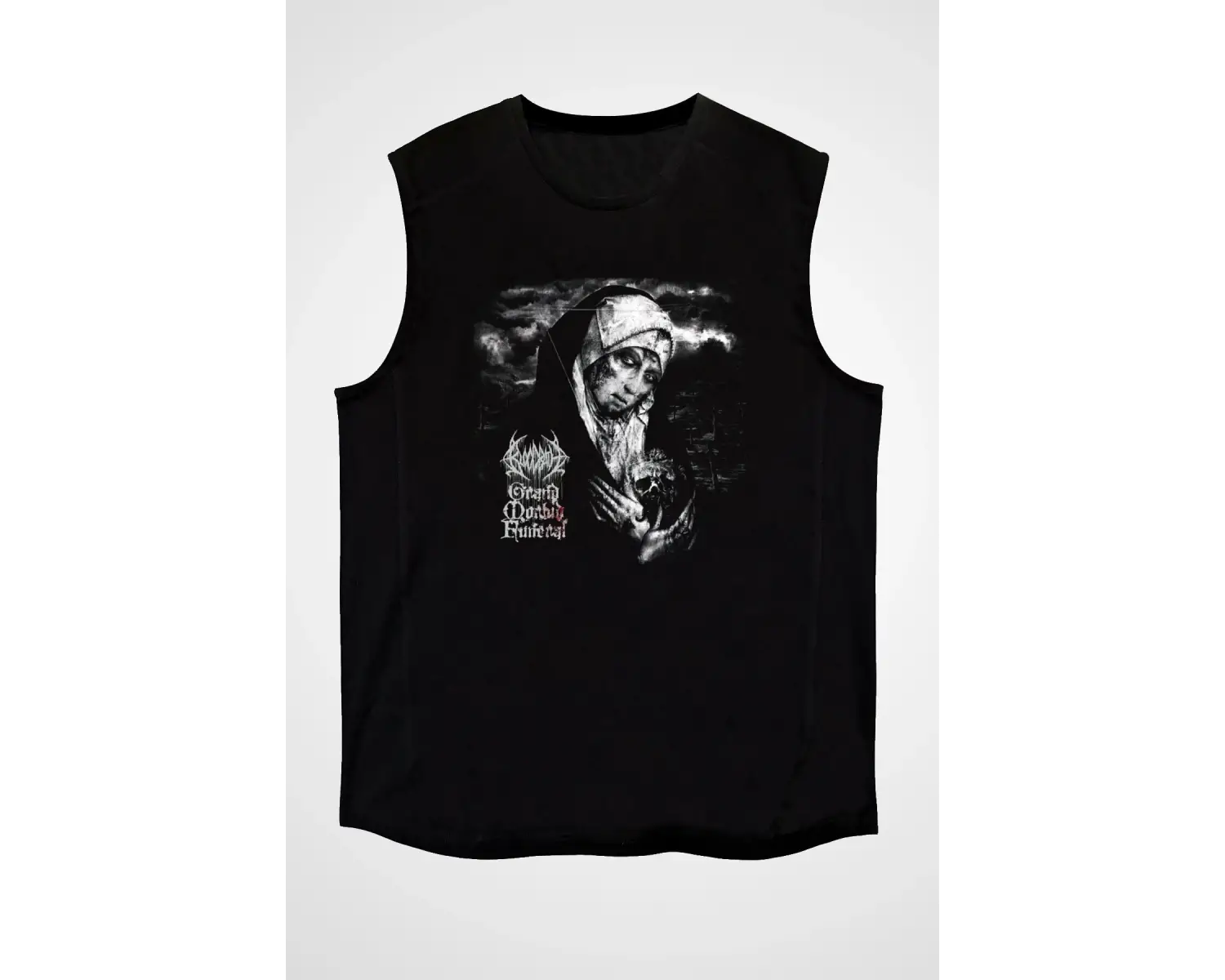 Bloodbath Siyah Kolsuz Tişört T-shirt