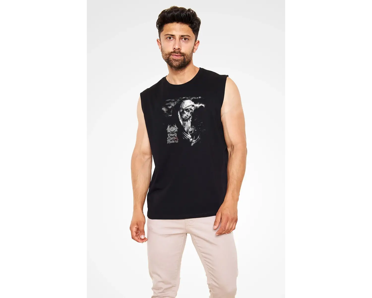 Bloodbath Siyah Kolsuz Tişört T-shirt