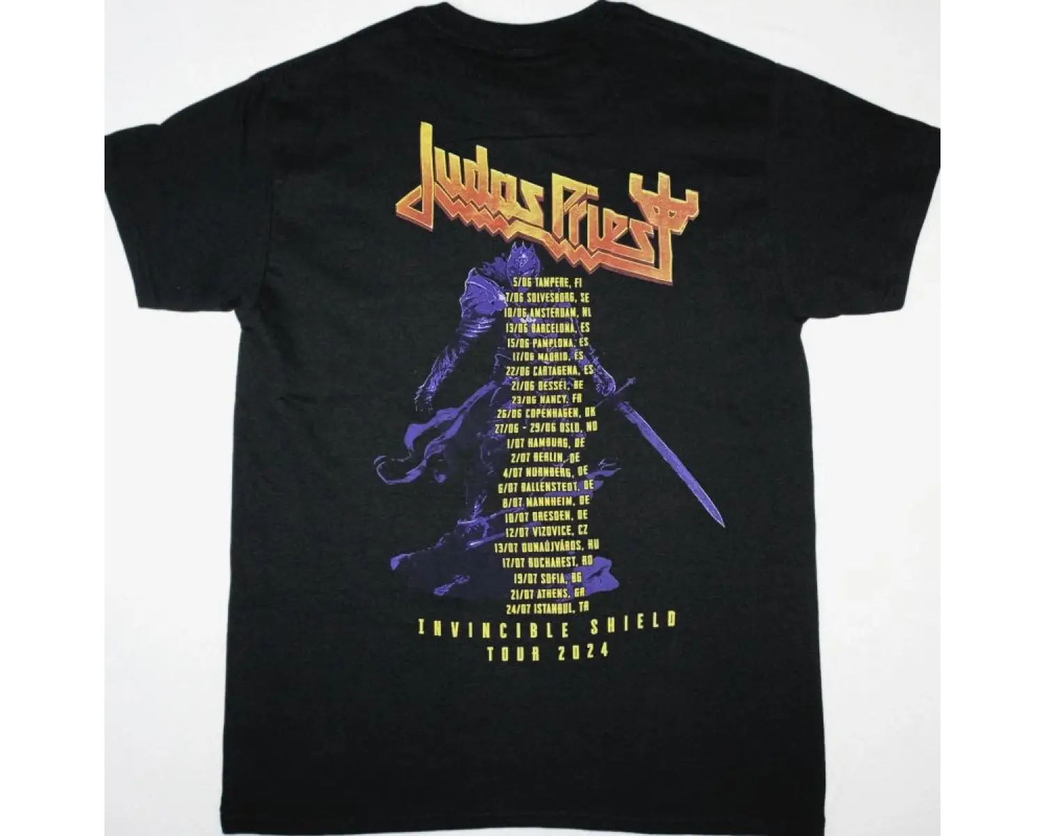 BLUE ÖYSTER CULT CULTOSAURUS ERECTUS NEW BLACK T SHIRT ÖN VE ARAKA BASKILI