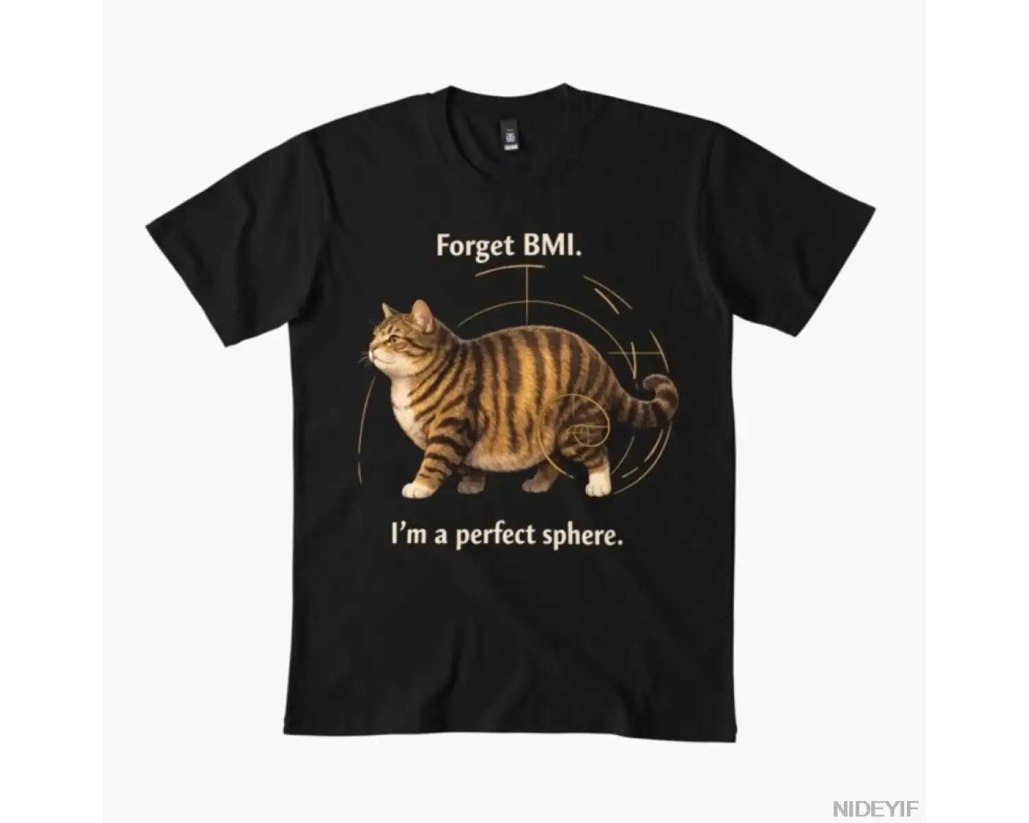BMIyi unutun – Ben Erkekler İçin Mükemmel Bir Küre Tişörtüyüm Kadınlar %100 Pamuklu Tişörtle