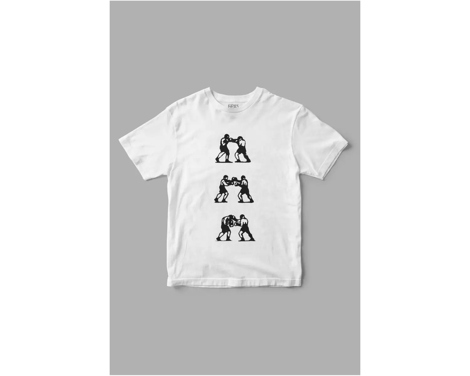 Boks Dövüş Sporu Özel Tasarım Baskılı Tişört