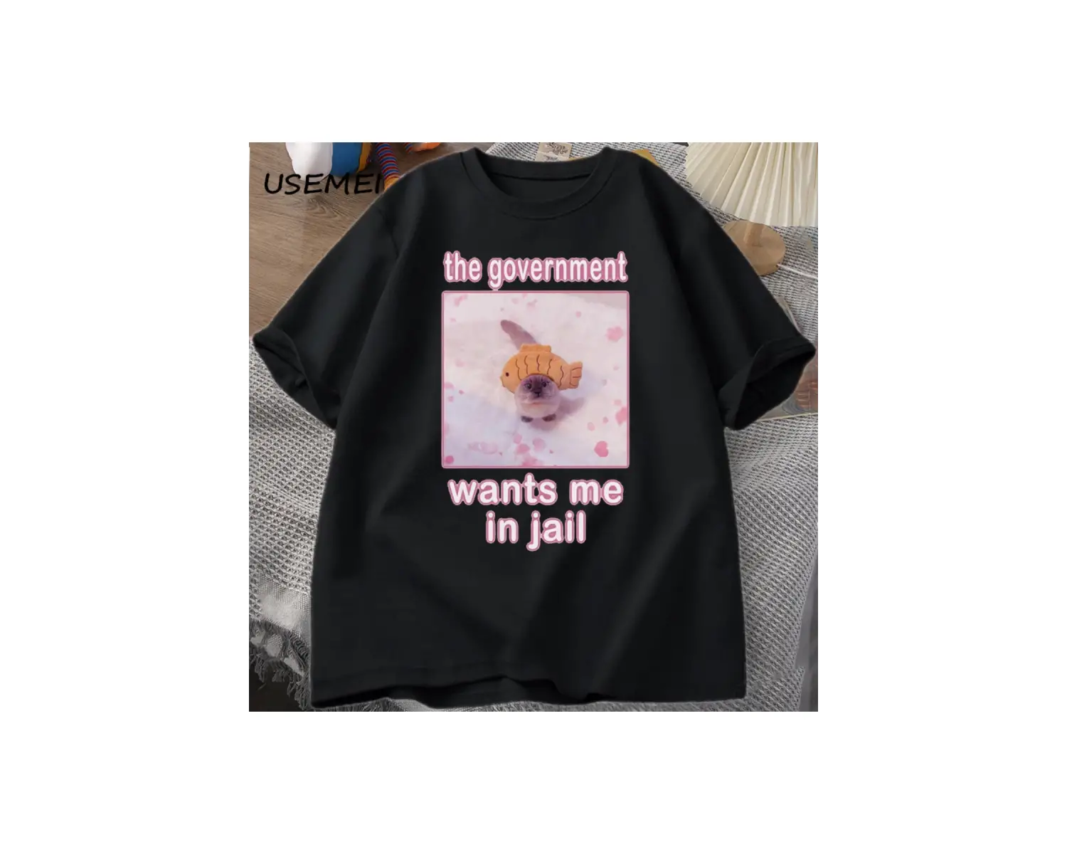 Born To OIIA Dönen Kedi T-Shirt Komik Retro Hayvan Tee 90s Pamuk Adam kısa kollu tişört Haraj 2972