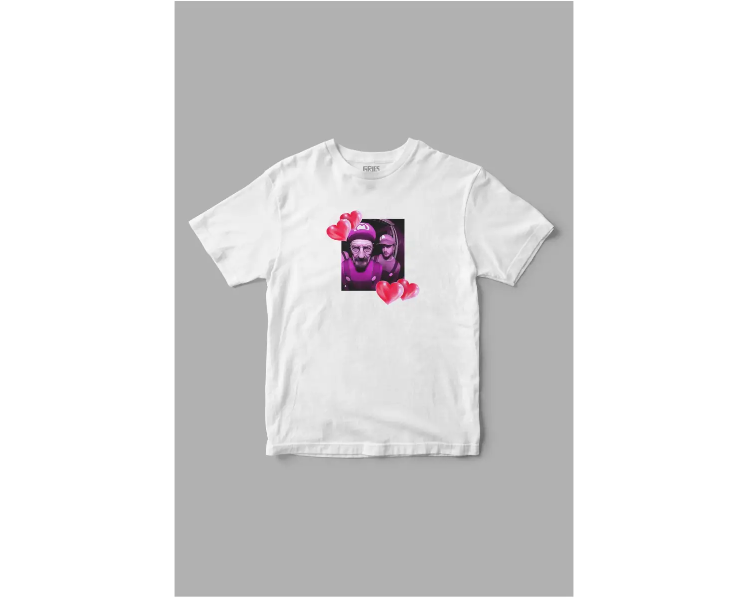 Breaking Bad  Pink Heart  Baskılı Tişört