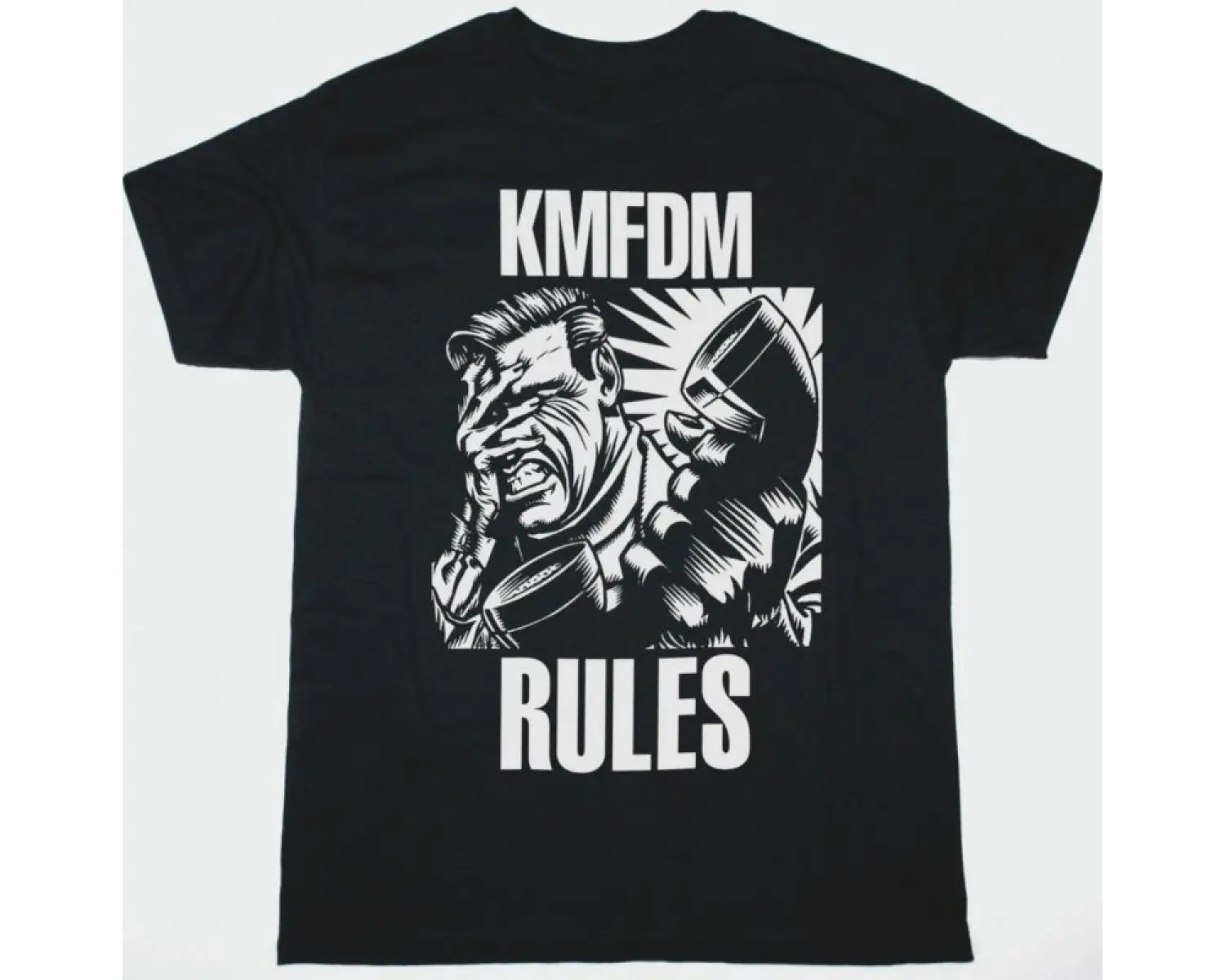 BRITNY FOX ROCK REVOLUTION TOUR NEW BLACK T-SHIRT ÖN VE ARAKA BASKILI