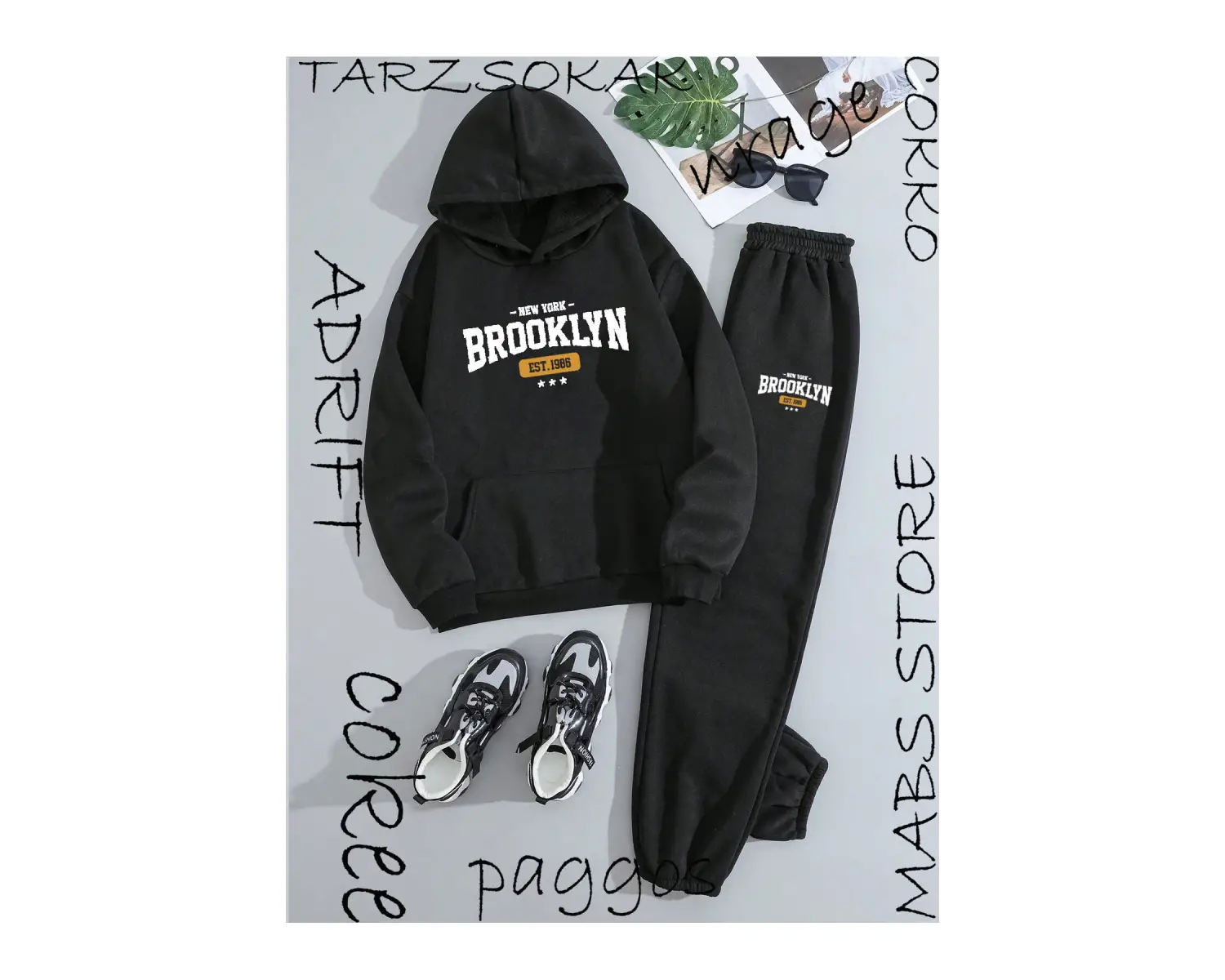 BROOKLYN 2 li Kapşonlu Eşofman Takımı