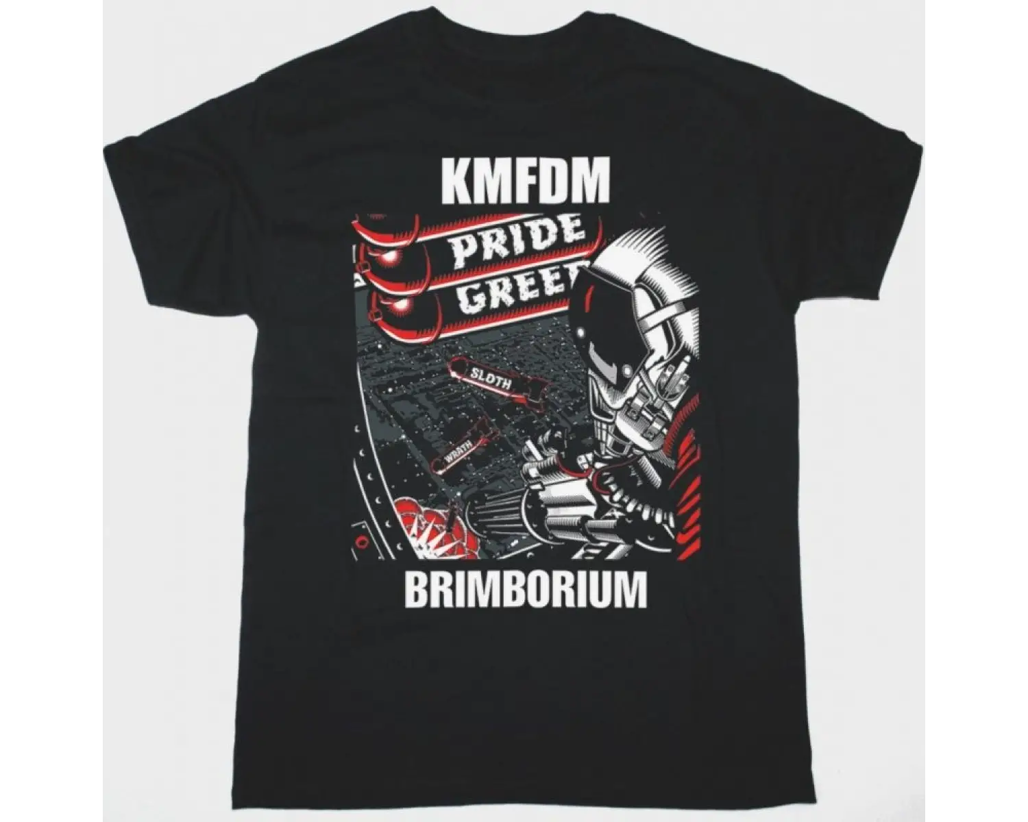 BRUCE DICKINSON ACCIDENT AT BIRTH NEW BLACK T-SHIRT ÖN VE ARAKA BASKILI