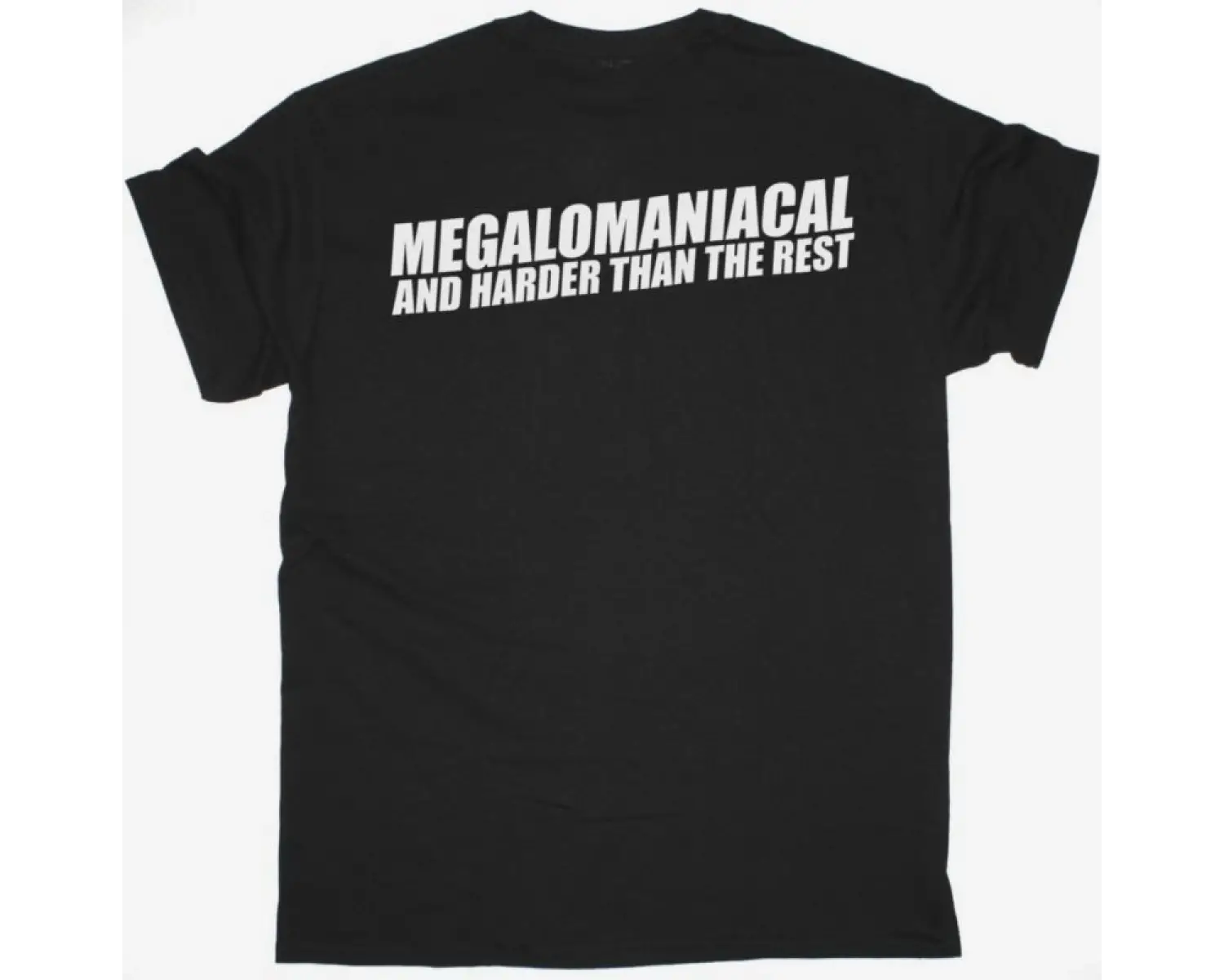 BRUCE DICKINSON TATTOOED MILLIONAIRE EUROPEAN TOUR 1990 NEW BLACK T SHIRT ÖN VE ARAKA BASKILI