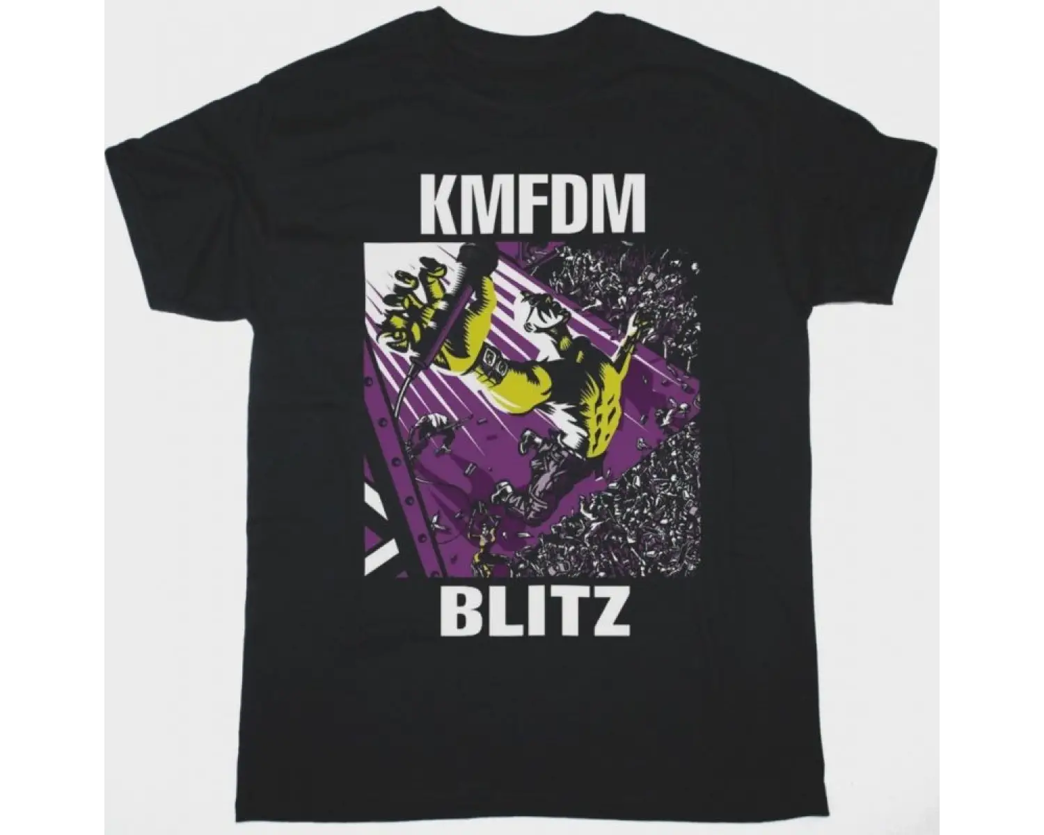 BRUCE DICKINSON TATTOOED MILLIONAIRE NEW BLACK T SHIRT ÖN VE ARAKA BASKILI