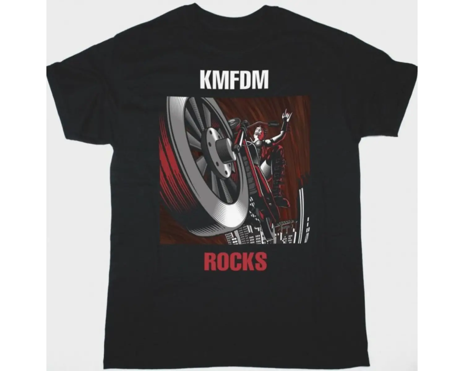 BRUCE DICKINSON THE MANDRAKE PROJECT NEW BLACK T SHIRT ÖN VE ARAKA BASKILI
