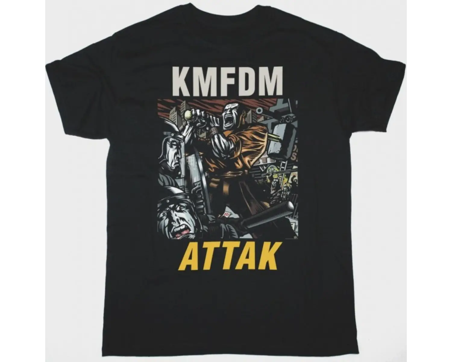 BRUJERIA EL PATRON NEW WHITE T-SHIRT ÖN VE ARAKA BASKILI