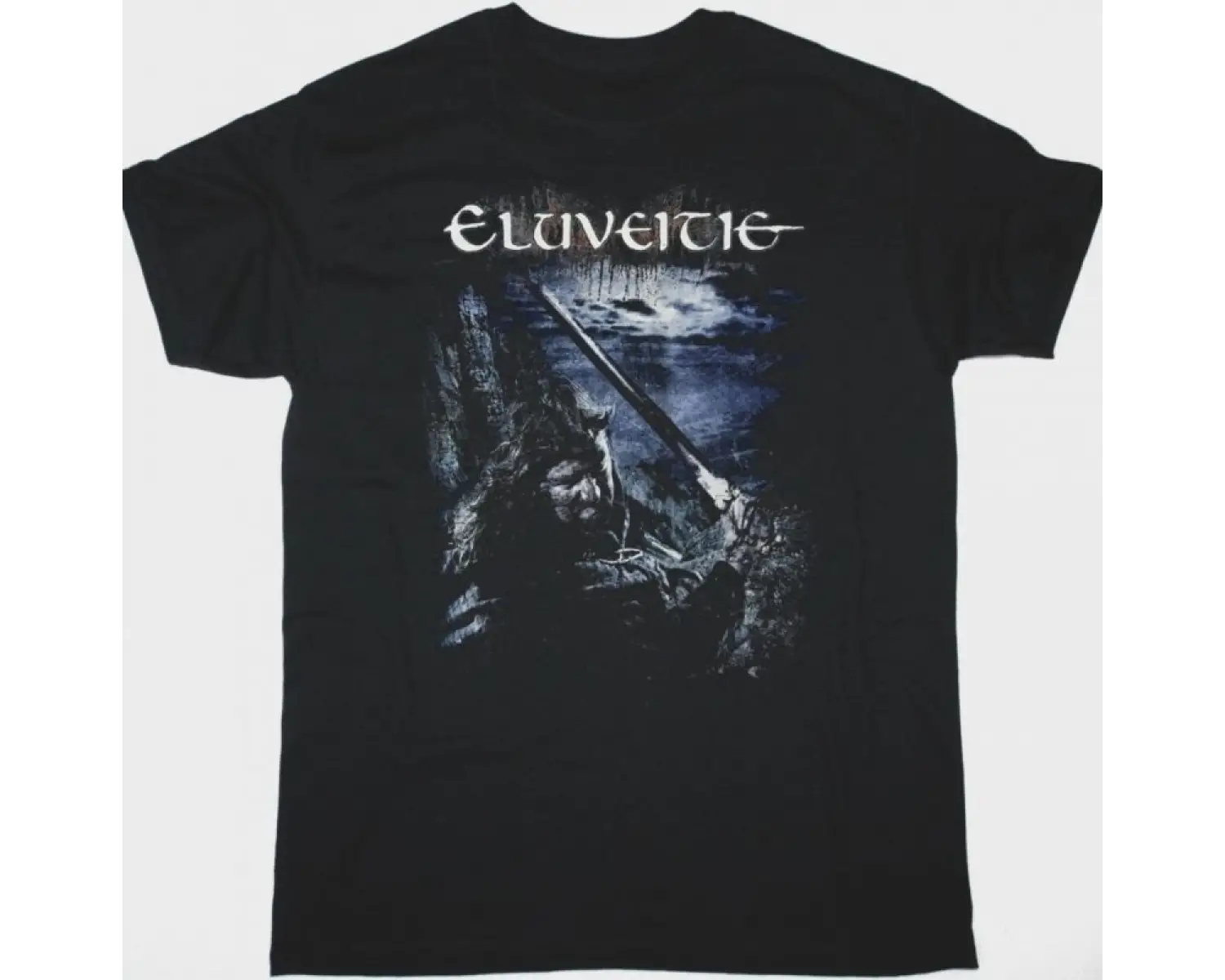 BUDGIE LOGO NEW BLACK T-SHIRT ÖN VE ARAKA BASKILI