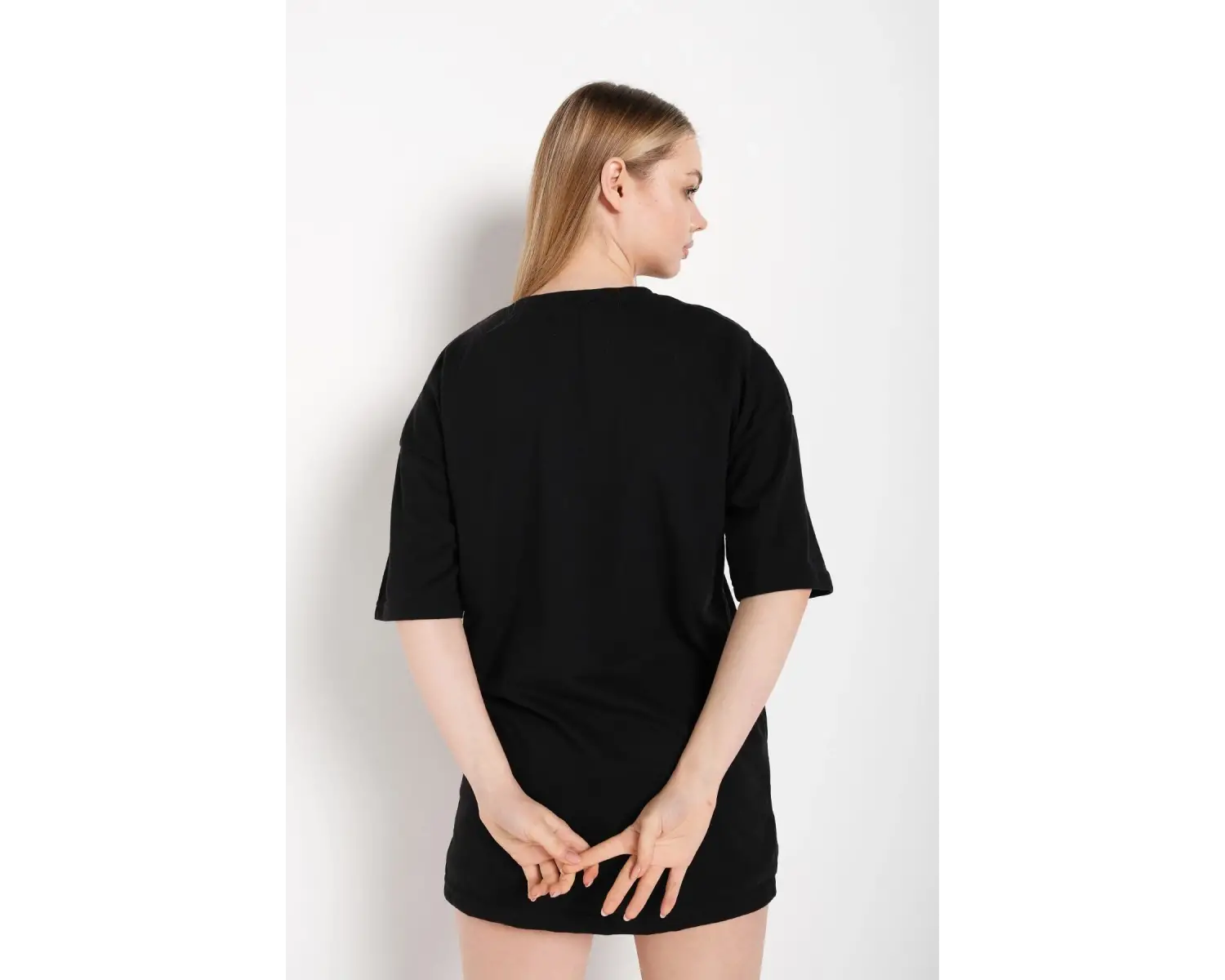 Bugs Bunny Baskılı Beyaz Oversize Tshırt