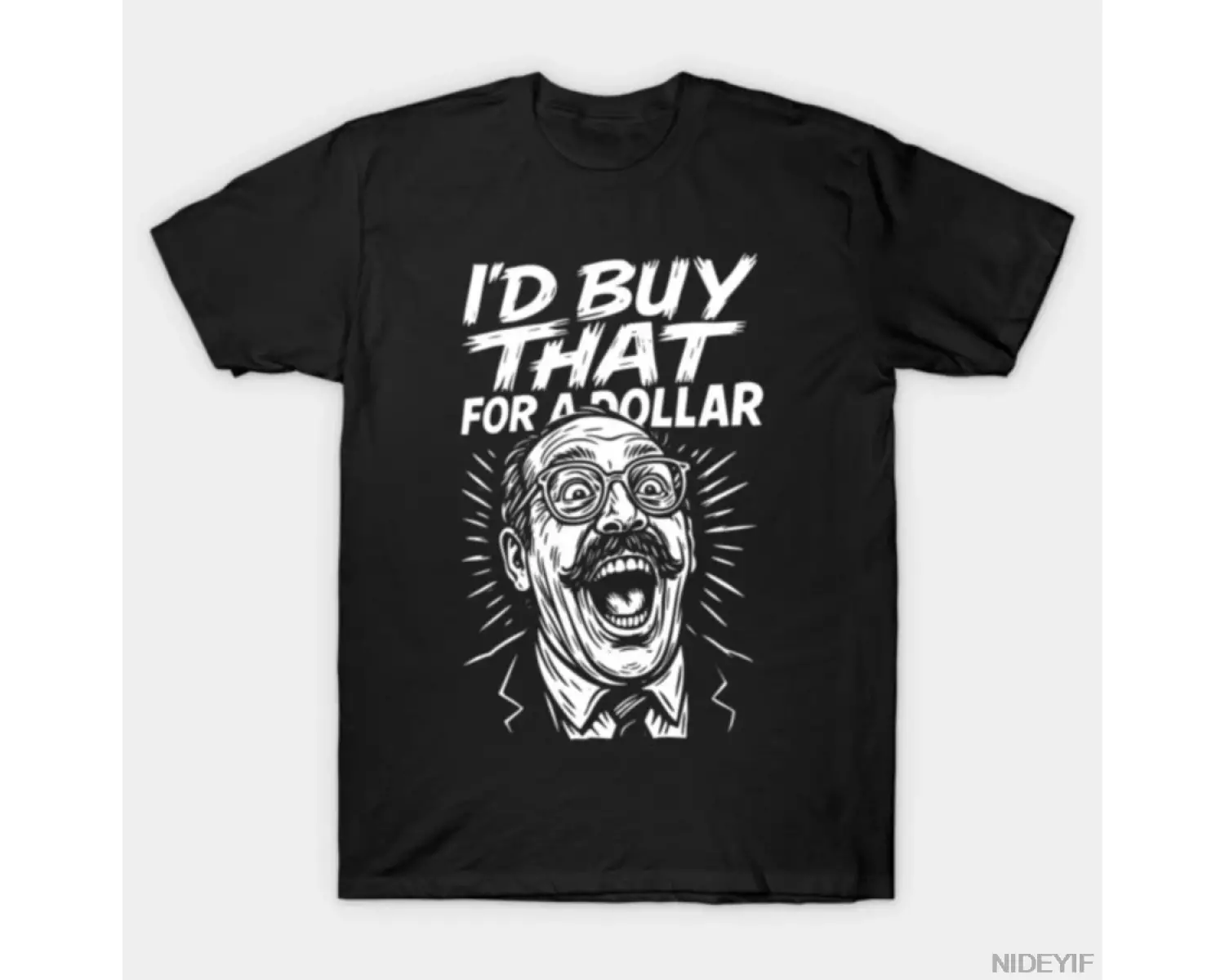 Buna Bir Dolar İçin Alabilirim Retro Meme Sanatı Tişörtü Erkekler ve Kadınlar İçin %100 Pamuk