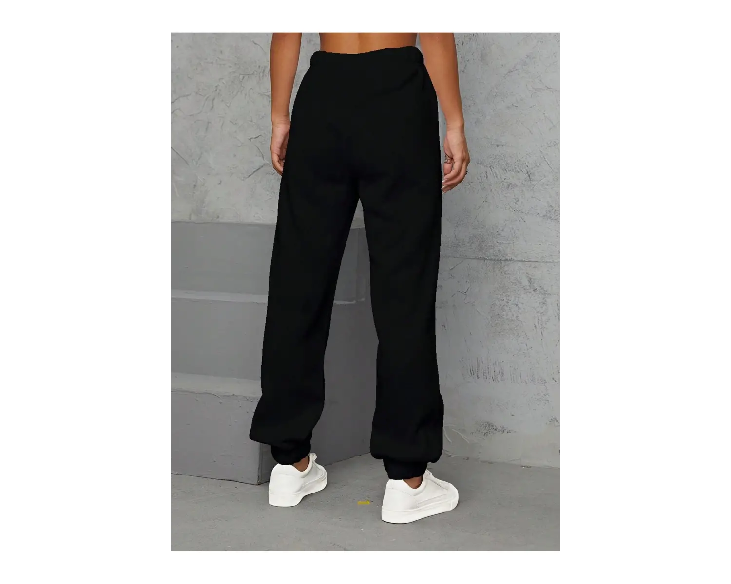 Butterfly Print Slant Pocket 4 Mevsim Eşofman