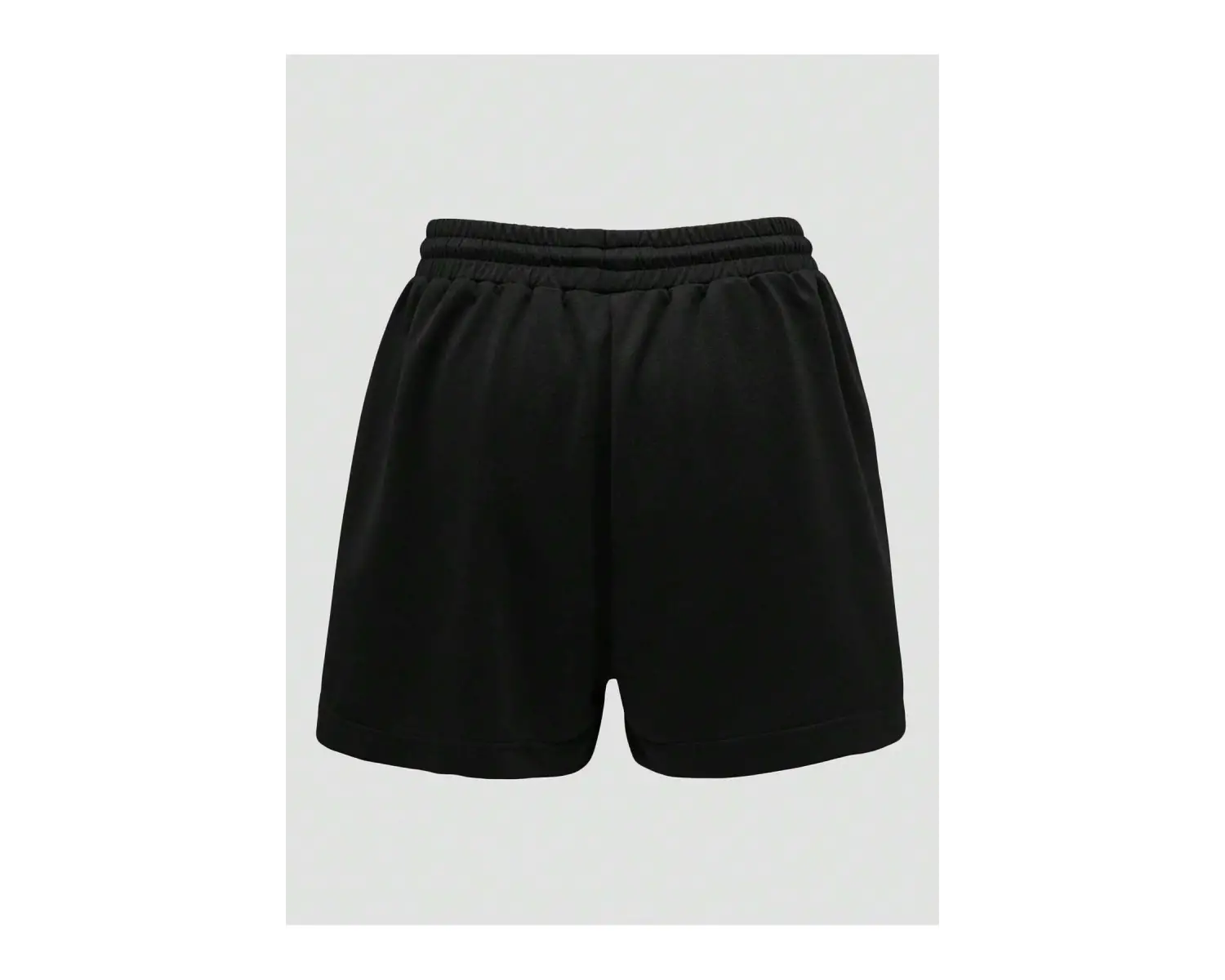 Butterfly & Slogan Graphic Drawstring Waist Track Şort