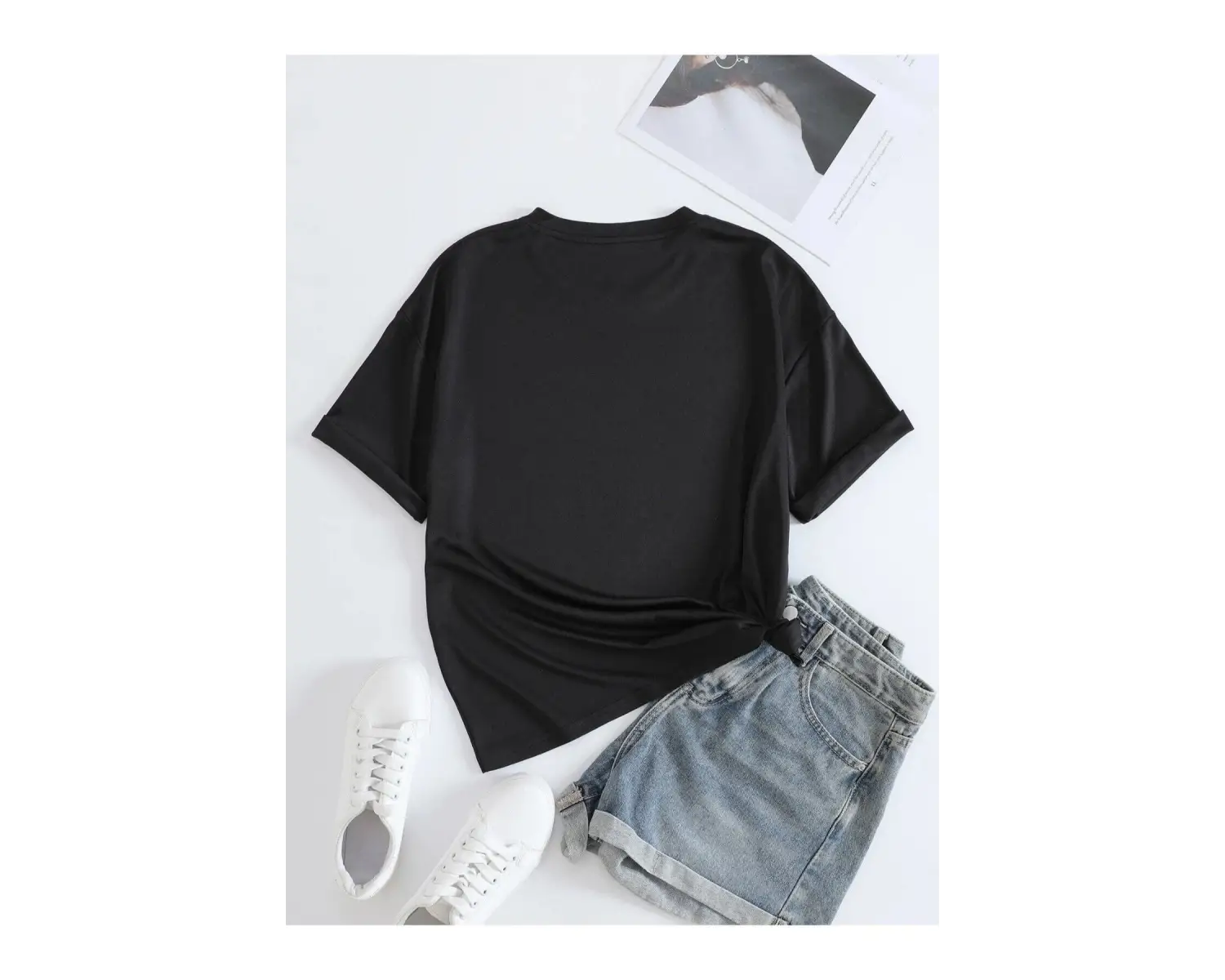 Büyük Beden Beyaz Brooklyn New York Kırmızı Baskılı Oversize Unisex Pamuklu