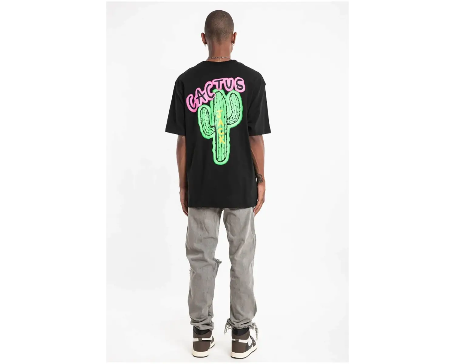 Cactus Oversize T-shirt Beyaz