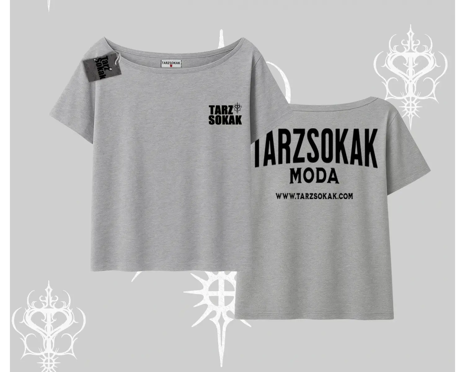 Cafe - Butik - Galeri vb işyerlerine  Kadın KAYIK YAKA T-shirt