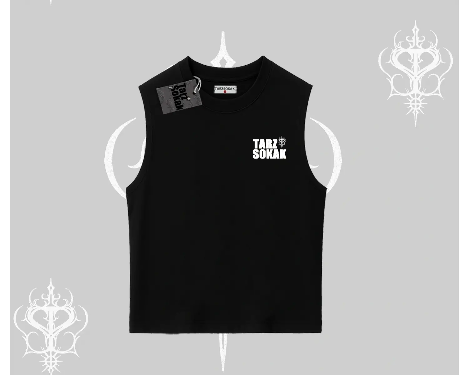 Cafe - Butik - Galeri vb işyerlerine  UNİSEX KOLSUZ T-shirt