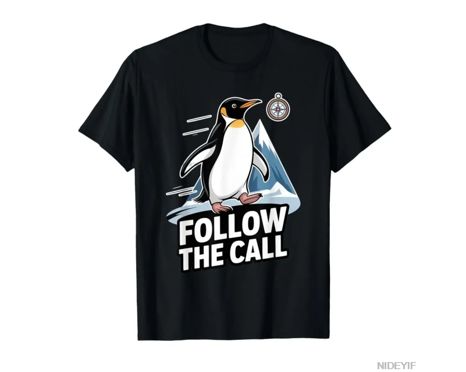 Çağrıya Takip Edin Penguen Meme Varoluşsal Mizah Erkekler Kadınlar için T-shirt % 100% Pamukl