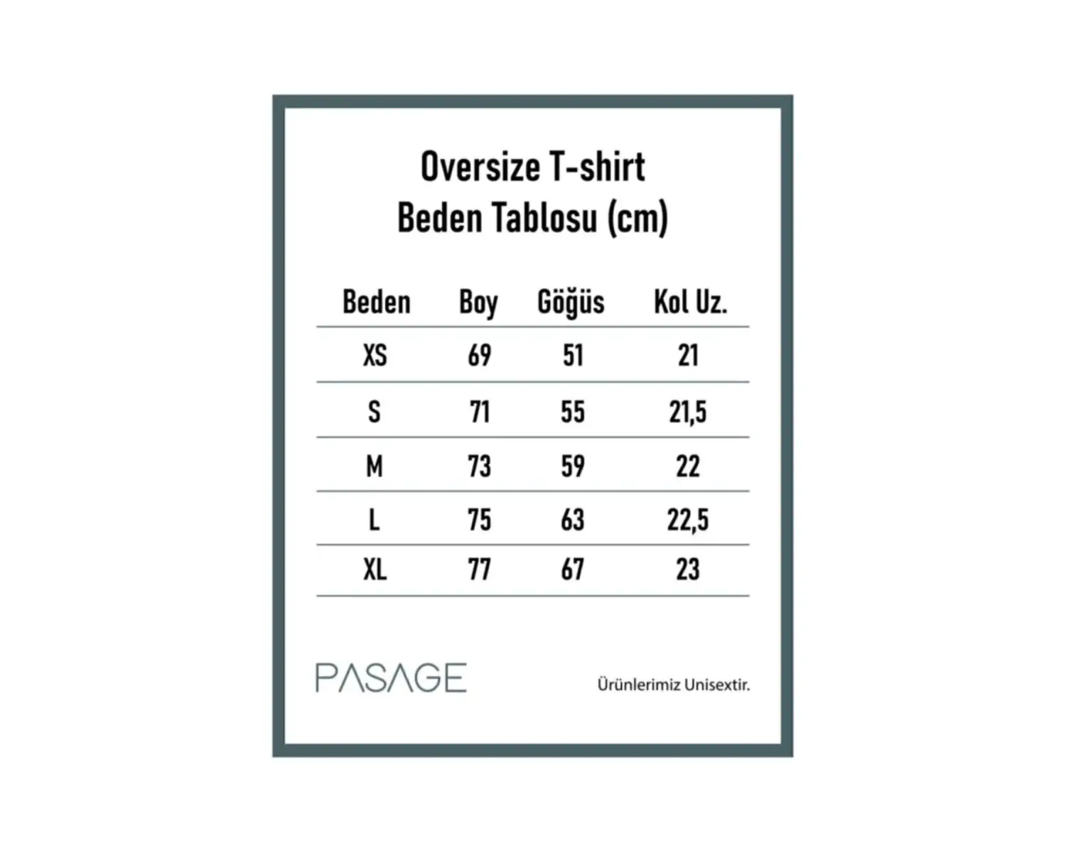 California Baskılı Unisex Oversize T-Shirt