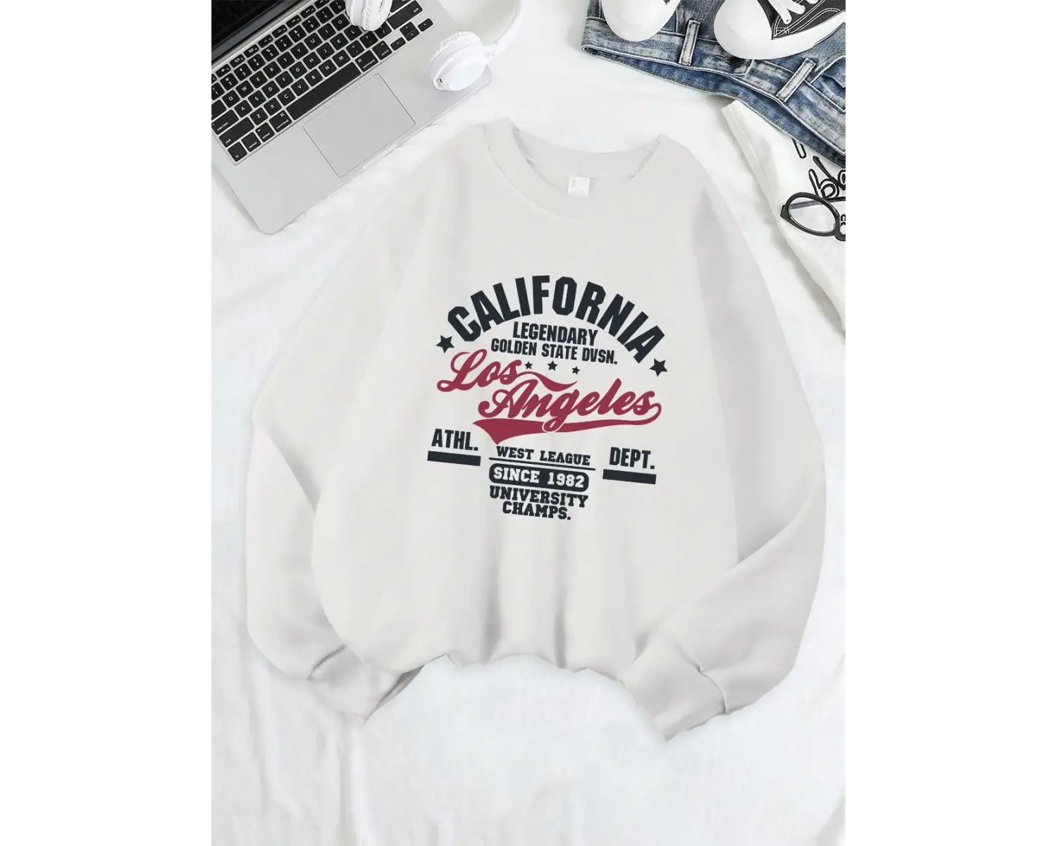 California Oakland Atletik Baskılar Tişörtü Kadın Gevşek Rahat Hoodies Polar Sıcak Bisiklet Y