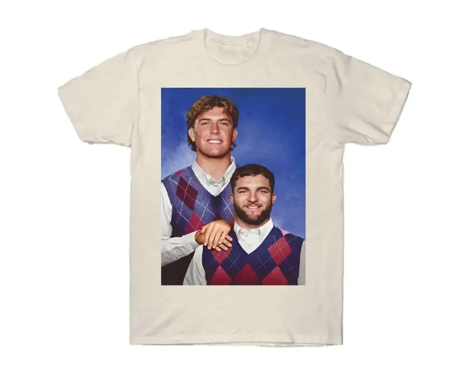 Cam Skattebo ve Jaxson Dart Step Brothers New York Futbol Taraftarı T-shirt Erkekler Kadınlar