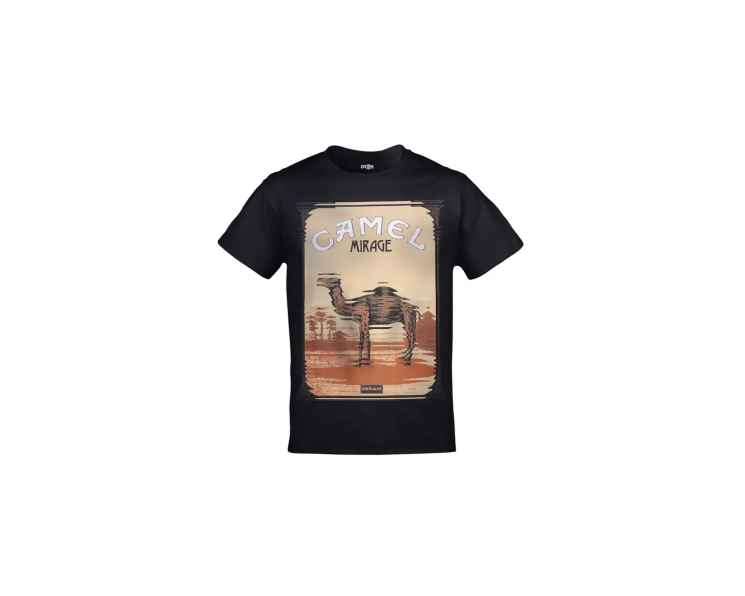 Camel Mirage Baskılı Unisex Siyah