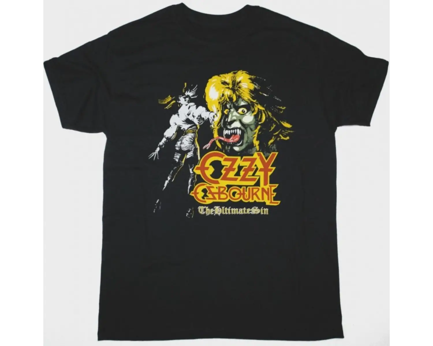 CANCER BATS BAT NEW BLACK T-SHIRT ÖN BASKILI