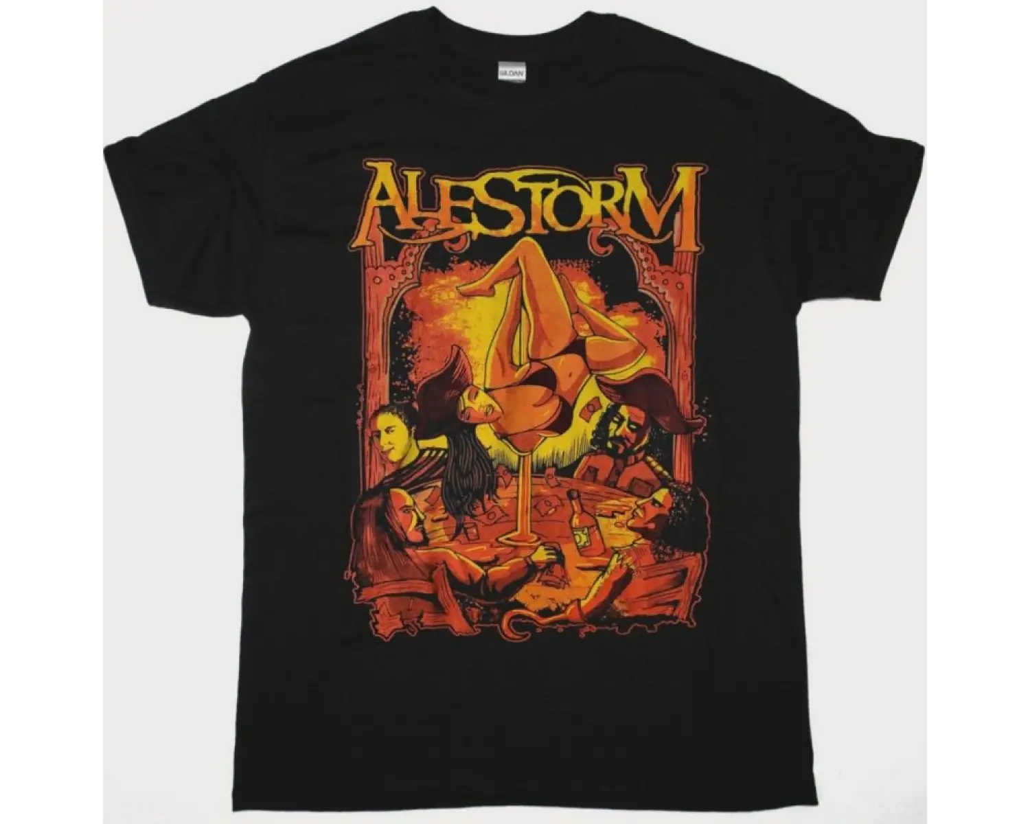 CANNIBAL CORPSE CLASSIC LINE UP NEW WHITE T-SHIRT ÖN VE ARAKA BASKILI