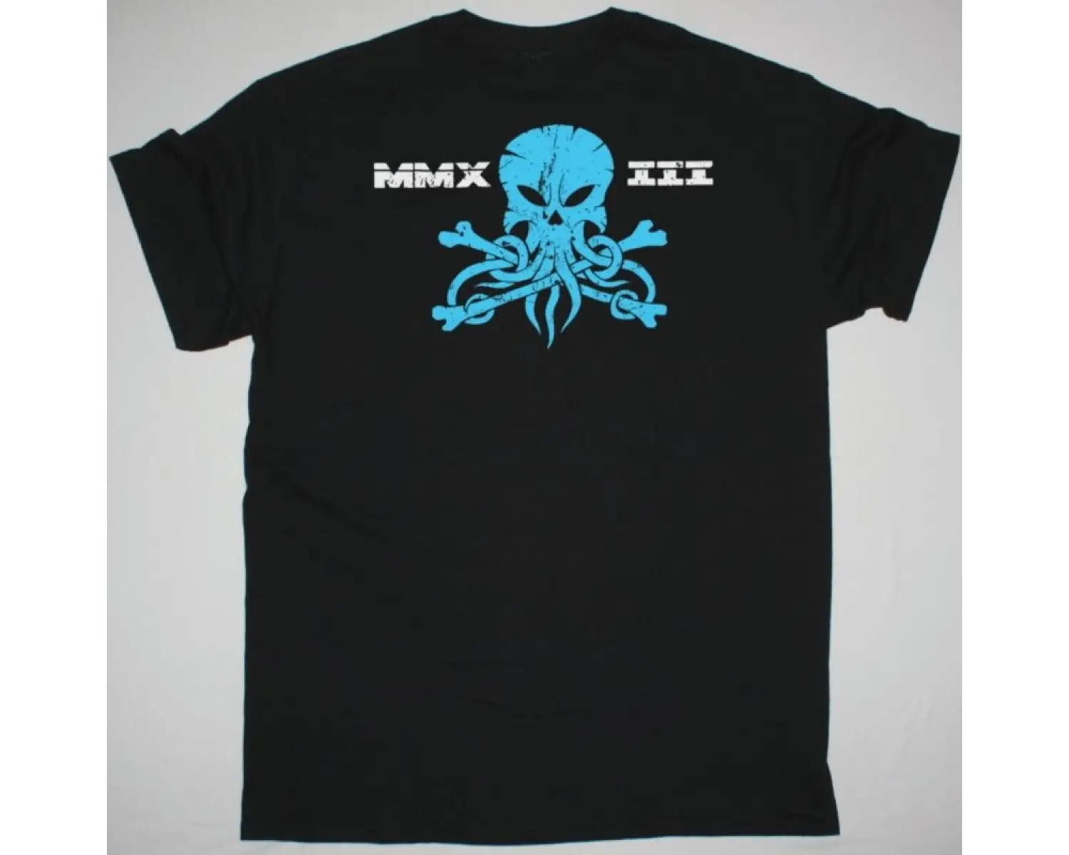 CARAVAN WATERLOO LILY NEW WHITE T-SHIRT ÖN VE ARAKA BASKILI