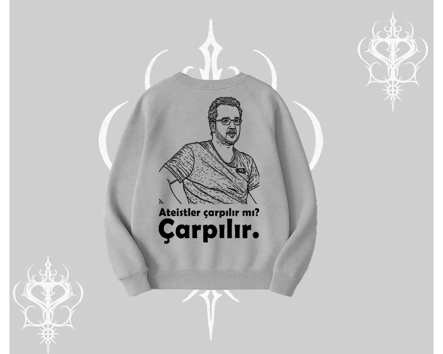 Çarpılır mı? Çarpılmıştır. Biskilet Sweatshirt