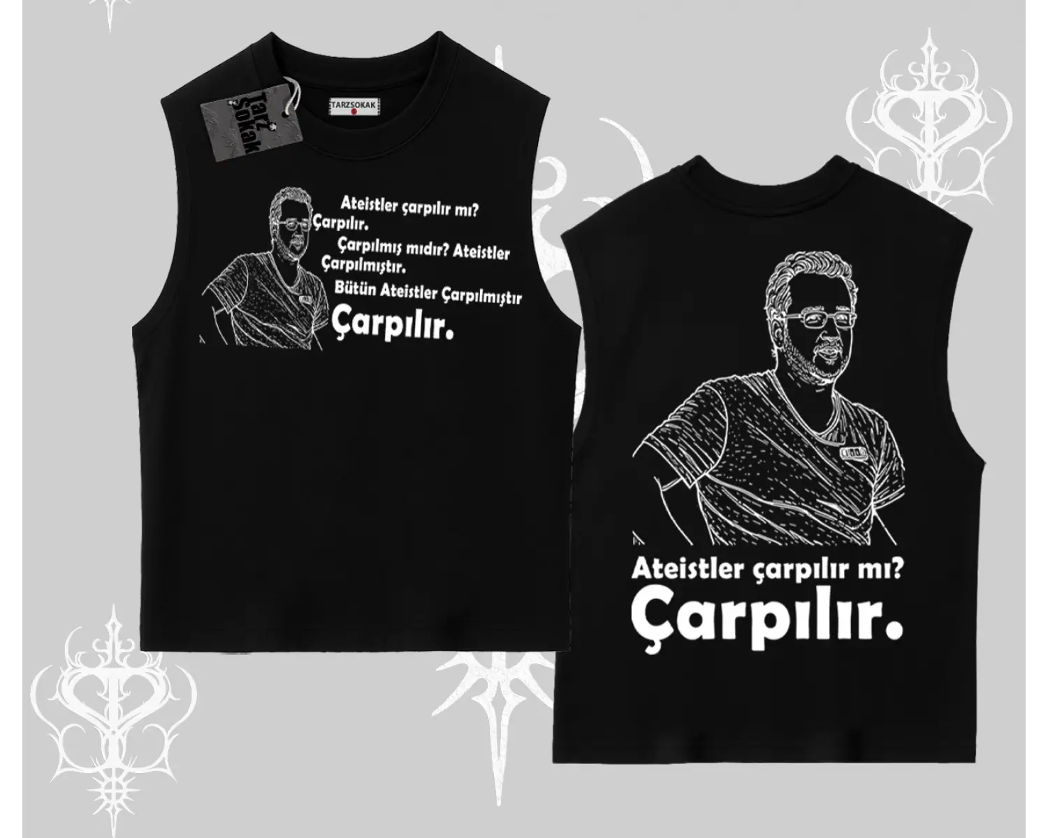 Çarpılır mı? Çarpılmıştır. Kolsuz Tshirt