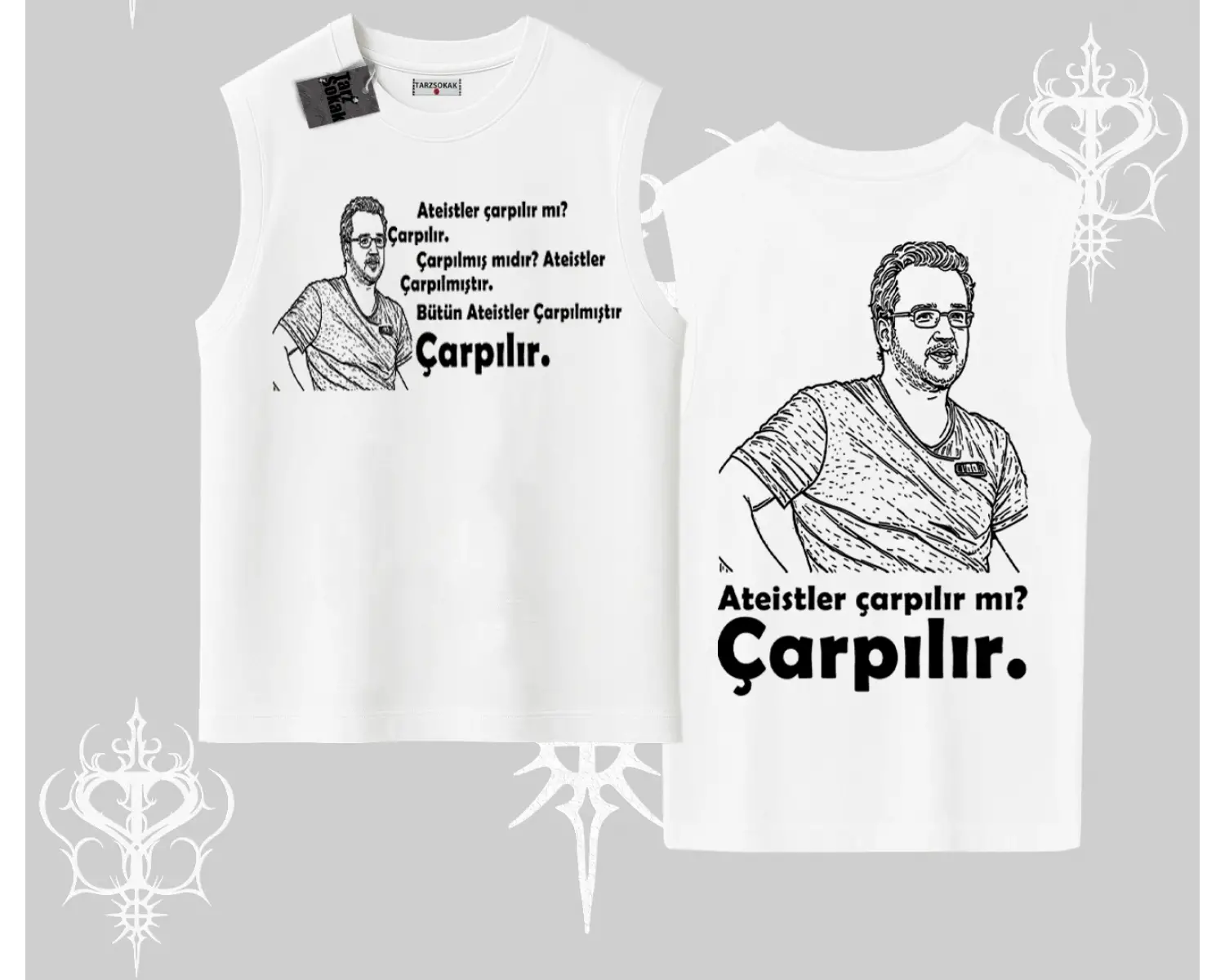 Çarpılır mı? Çarpılmıştır. Kolsuz Tshirt