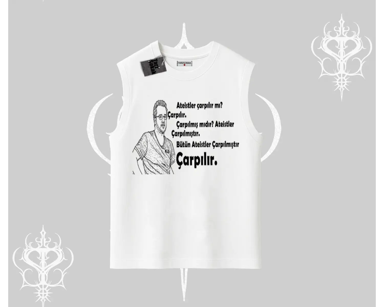 Çarpılır mı? Çarpılmıştır. Kolsuz Tshirt