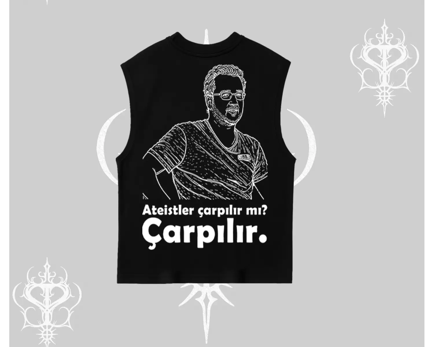 Çarpılır mı? Çarpılmıştır. Kolsuz Tshirt