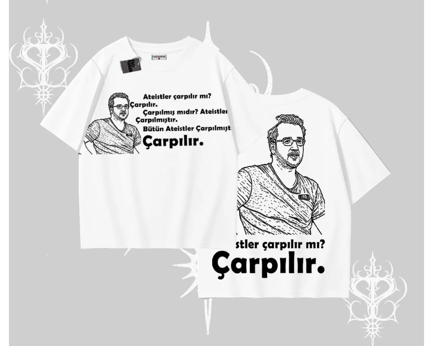 Çarpılır mı? Çarpılmıştır. Oversize Tshirt