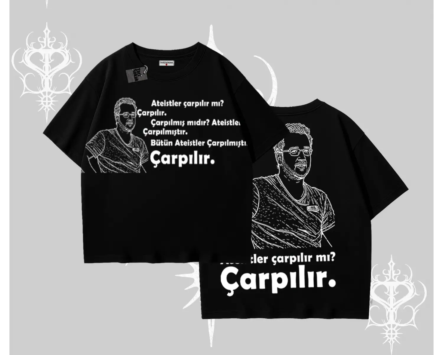 Çarpılır mı? Çarpılmıştır. Oversize Tshirt