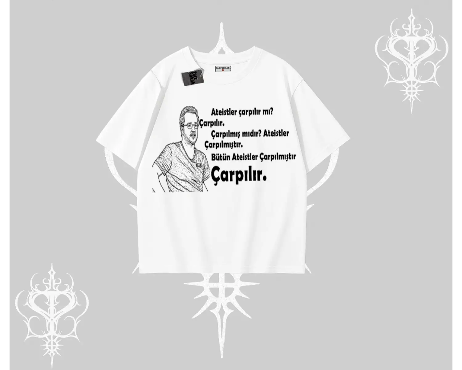 Çarpılır mı? Çarpılmıştır. Oversize Tshirt
