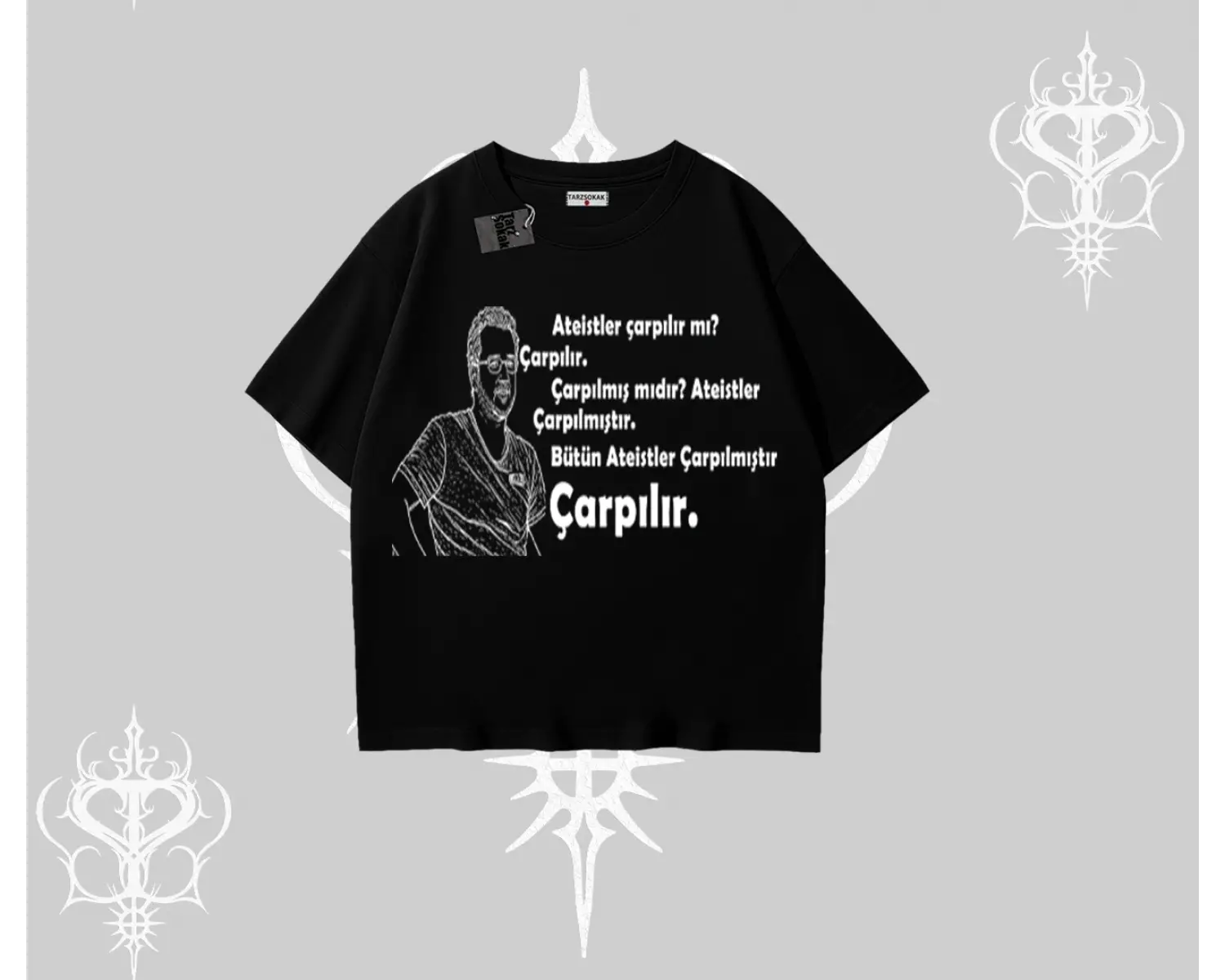 Çarpılır mı? Çarpılmıştır. Oversize Tshirt